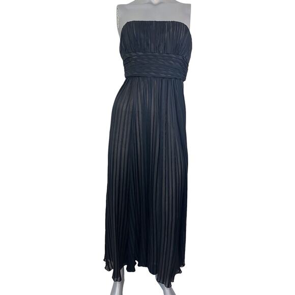 BCBGMaxAzria Black Strapless Maxi Dress - Picture 1 of 12